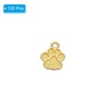Unique Bargains Metal Bulk Elegant DIY Crafts Jewelry Making Dog Footprints Pendant 120 Pcs - 3 of 4