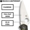 Spyderco Delica 4 Lightweight Folding Pocket Knife with 2.9" Flat-Ground Steel Blade with PlainEdge | Superior High-Strength FRN Handle, Zome Green - 3 of 4