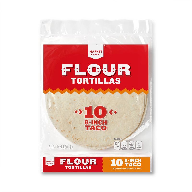 8" Flour Tortillas - Market Pantry™, 1 of 3