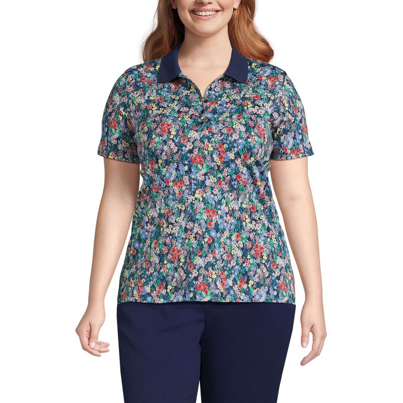 Lands' End Women's Supima Cotton Polo, 1 of 4