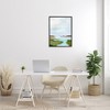 Stupell Industries Tranquil River Soft Dreamy Clouds Framed Giclee Art, Black, 24" x 30" - 3 of 4
