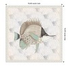 Amanti Art Neutral Vintage Fish III by Elizabeth Medley Canvas Wall Art Print Framed 16 x 16-in. - 4 of 4