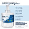 PureLine DA29-00003G Replacement for Samsung Aqua-Pure Plus, DA29-00003A, DA29-0003B, RFG237AARS, RS22HDHPNSR, Refrigerator Water Filter (3 Pack) - image 3 of 4