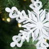TopComfy Decorative Object Iron Snowflake Hanger Set of 6 for Holiday Party Decorations, White, 6.3"*1.8"*6.7" - 3 of 4