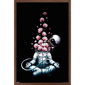 Trends International Tobe Fonseca - Astro Meditation Roses Framed Wall Poster Prints - 1 of 4