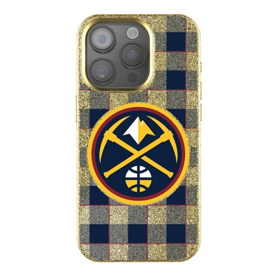 Keyscaper NBA Plaid Bling Cell Phone Case for iPhone 15 Plus
