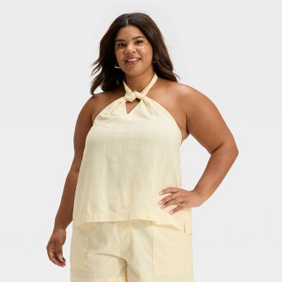 Women's Knotted Halter Top - Universal Thread™