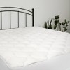 eLuxury Plush Rayon from Bamboo Mattress Pad with Fitted Skirt - image 2 of 4