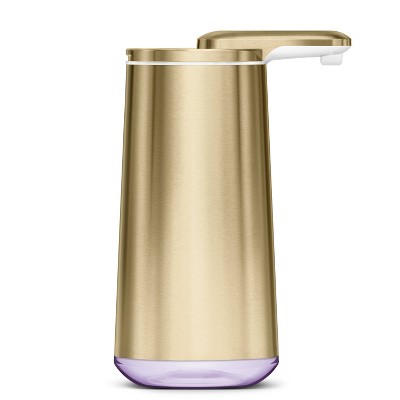 Brushed Brass Automatic Foaming Soap Dispenser, 10oz