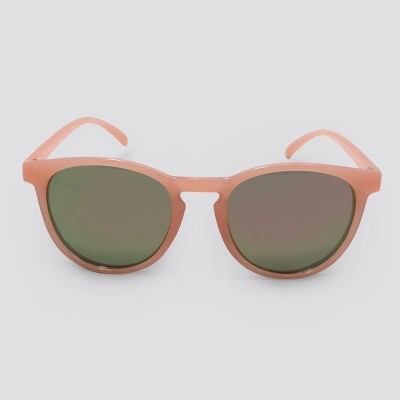 Women's Round Plastic Silhouette Sunglasses - Wild Fable™ Pink