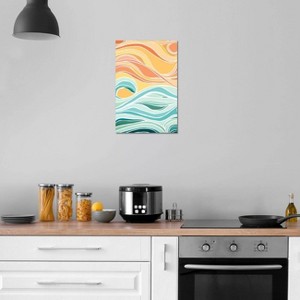 iCanvas Sky and Sea Abstract by Modern Tropical Canvas Print Wall Art - 1 of 3