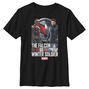 Boy's Marvel The Falcon and the Winter Soldier Action Logo T-Shirt - 1 of 4