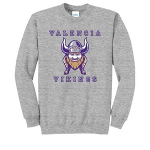 Adult Valencia High School Vikings Name & Graphic Classic Fleece