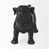 HomeRoots 8" Black Polyresin Dog Tabletop Sculpture - 4 of 4