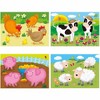 Galt 4 Puzzles in a Box – Farm, 4-Puzzle Set (4/6/8/12 pcs), Ages 3+ - 2 of 2