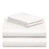 LuxClub 4-7 PC Microfiber Striped Performance Sheet Set, Soft Cooling Eco-Friendly Bed Sheets with 18in Deep Pockets - 2 of 4
