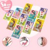 Joyfy 28 Packs Valentines Day Animals Keychains with Gift Cards for Kids Classroom Exchange Gifts School Valentines Party - 3 of 4