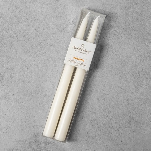 2pk Taper Candles Dripless - Hearth & Hand™ with Magnolia