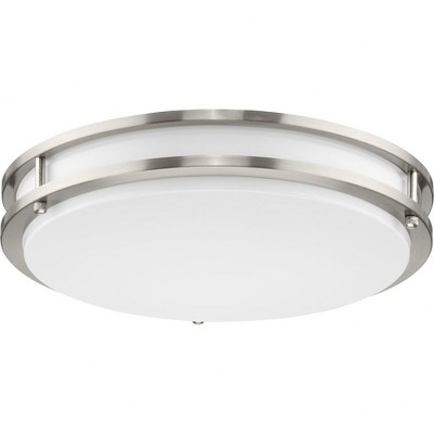 Abide 14'' Brushed Nickel LED Flush Mount Light