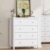 GustoWave Dresser for Bedroom,Chest of Dressers 37" Tall Dresser for Closet with 4 Drawers Chest with Clothes Storage Cabinet,for Bedroom,Living Room - 2 of 4