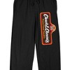 Chuck E. Cheese Logo Men's Black Sleep Pants - 2 of 3