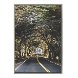 Kate and Laurel Sylvie Road Tripping Framed Canvas by Patricia Hasz of Patricia Rae Photography, 23x33, Gray - 1 of 4