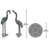 Design Toscano Small Bronze Crane: Set of two - 4 of 4