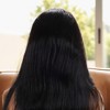 Unique Bargains Women's Straight Long Hair Wig 13x4in 180 Real Human Hair Black - 3 of 4