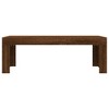 vidaXL Coffee Table Smoked Oak 40.2 in.x19.7 in.x14.2 in. Engineered Wood - 4 of 4