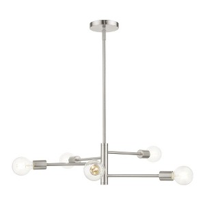 Livex Lighting Bannister 5 - Light Chandelier in  Brushed Nickel - 1 of 1