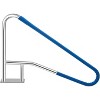 304 Stainless Steel Pool Handrail with Nylon Blue Grip, Supports up to 375LBS, Quick Mount for Pools, Durable and Easy Installation - 2 of 4