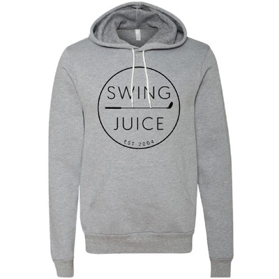 Men's Swing Juice Hoodie Golf Shirt Retro Grey Small
