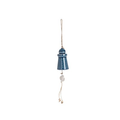 Beachcombers Mini Lighthouse Ceramic Chime Porcelain Home Decor