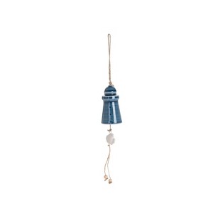Beachcombers Mini Lighthouse Ceramic Chime Porcelain Home Decor - 1 of 3