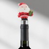 Unique Bargains Santa Claus Bottle Stopper Zinc Alloy Resin Silicone 1 Pc - 2 of 3