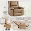 Power Lift Recliner with Heat & Massage, Plush Oversized Wide Seat - Adjustable Electric Lift Chair for Elderly & Mobility, Gray - 3 of 4