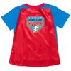 FunStuff Boys' Toddler Superhero Costume, Father's Day Novelty T-Shirt & Cape, Age 2 - 5 - 3 of 4