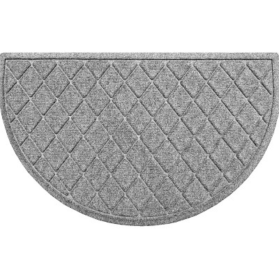 WaterHog 2'x3'3" Argyle Indoor/Outdoor Half Round Door Mat
