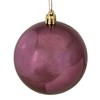 Northlight 32ct Shatterproof 4-Finish Christmas Ball Ornament Set 3.25" - Purple - 4 of 4