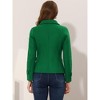 INSPIRE CHIC Women's Notched Lapel Double-Breasted Pea Coat - 4 of 4