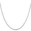 Black Bow Jewelry 1.4mm 14k White Gold Diamond Cut Open Franco Chain Necklace - 3 of 4