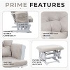 Home Imports Emporium Nursery Glider and Ottoman Set for Breastfeeding - 2 of 4
