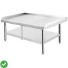 Equipment Grill Stand Table 60"x30"x24" | Stainless Steel 1000 lbs Top Shelf 220 lbs Bottom Shelf - 2 of 4