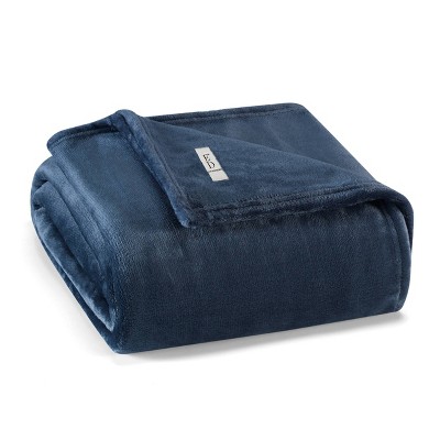 Ultra Soft Plush Throw Blanket Navy - ED Ellen DeGeneres