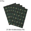Unique Bargains Gift Wrap Paper Christmas Kraft 27.56"x19.69" 5 Pcs - 3 of 4