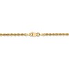 Black Bow Jewelry 2.25mm, 14k Yellow Gold Diamond Cut Solid Rope Chain Necklace - 4 of 4