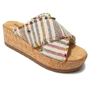 Minnetonka Women's Posey Cork Wedge Sandals - 1 of 4