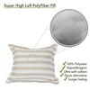 Majestic Home Goods,Floor Pillow Vertical Stripe - 3 of 4