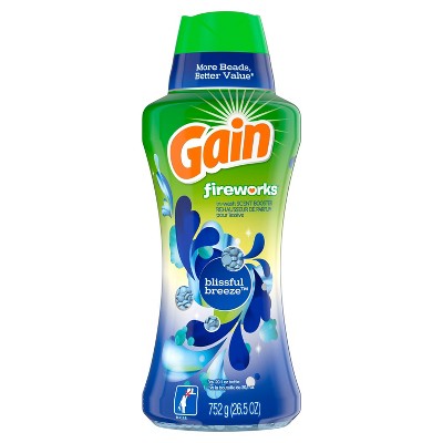 Gain Fireworks Blissful Breeze Scent in-Wash Scent Booster Beads - 26.5oz