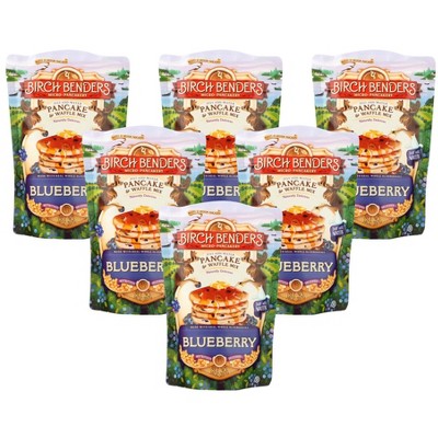 Birch Benders Blueberry Pancake And Waffle Mix - Case of 6/14 oz